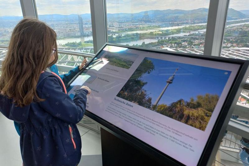 TI Infopoint in einer Tourismusregion